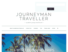 Tablet Screenshot of journeymantraveller.com